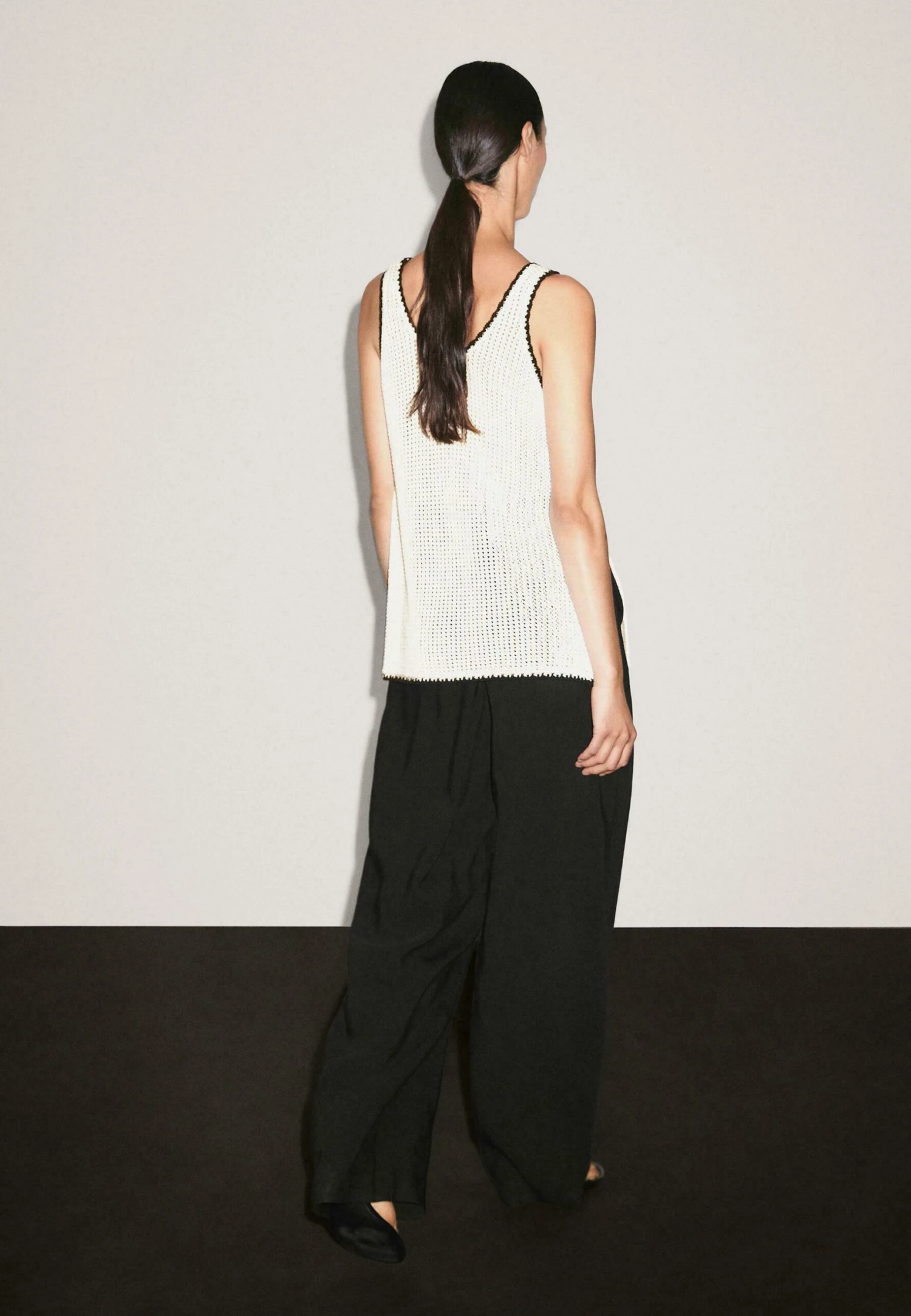 Massimo Dutti STRAPPY CROCHET - Top - WHITE 5 Massimo Dutti STRAPPY CROCHET - Top - WHITE - Image 3