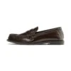 Massimo Dutti LOAFERS WITH GLOSSY FINISH - Slip-ons - Dark Brown -Massimo Dutti Shop 9e9dbd123a2f44e1a8b7fbfe0b460d36