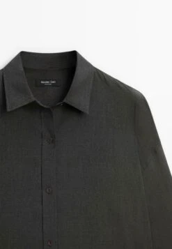 Massimo Dutti BLEND - Button-down Blouse - Dark Grey 21 Massimo Dutti BLEND - Button-down Blouse - Dark Grey -Massimo Dutti Shop 9ee7643e9946426d83e4cb849e2957dc