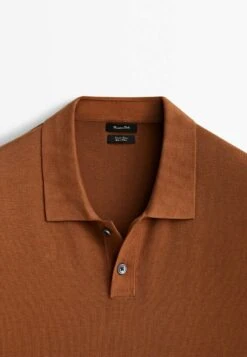Massimo Dutti Short Sleeve - Polo Shirt - Mottled Brown 19 Massimo Dutti Short Sleeve - Polo Shirt - Mottled Brown -Massimo Dutti Shop 9f36539eb5844e3988598e5668703969