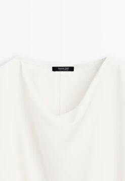 Massimo Dutti CREPE COWL NECK - Top - White 22 Massimo Dutti CREPE COWL NECK - Top - White -Massimo Dutti Shop 9f7c6d439f6043cf9963be315c540d59