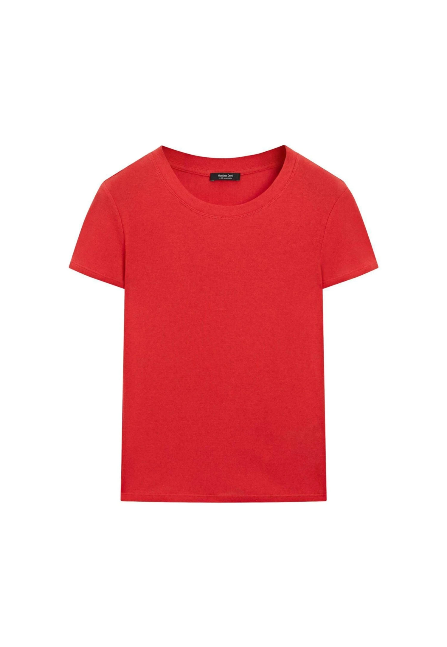 Massimo Dutti TEXTURED CREPE-EFFECT WITH CREW NECK - Basic T-shirt - White 11 Massimo Dutti TEXTURED CREPE-EFFECT WITH CREW NECK - Basic T-shirt - White - Image 9