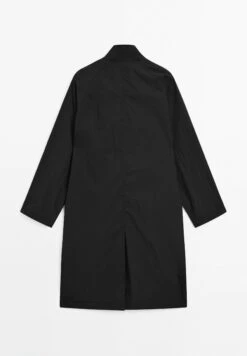 Massimo Dutti OVERSIZE FLOWING IN WATER-REPELLENT FABRIC - Trenchcoat - Black -Massimo Dutti Shop 9fba3a1ebc614a769c755aa610d400d5