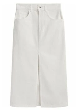 Massimo Dutti High-Waist - Denim Skirt - Beige -Massimo Dutti Shop 9ff1a268848740a8bd949db9b4dbe8a8