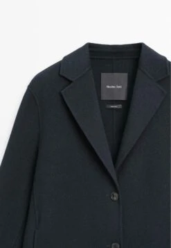 Massimo Dutti TWO-BUTTON BLEND - Winter Coat - Dark Blue -Massimo Dutti Shop a00002c00e6d4399b367d3dc9b31ac4f