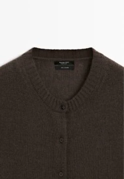 Massimo Dutti KNITTED CREW NECK - Cardigan - Mottled Dark Brown 17 Massimo Dutti KNITTED CREW NECK - Cardigan - Mottled Dark Brown -Massimo Dutti Shop a00bb2c844694a7b99d5cd5256d3d53d
