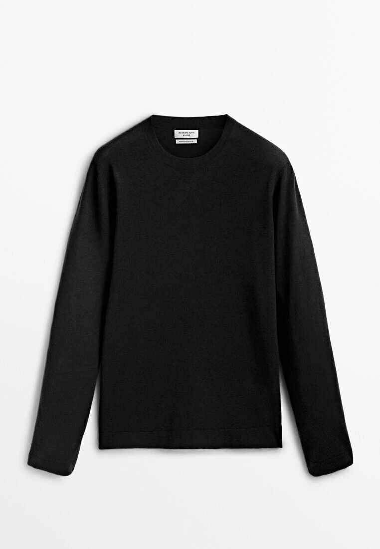 Massimo Dutti Studio - Long Sleeved Top - Black 12 Massimo Dutti Studio - Long Sleeved Top - Black - Image 10