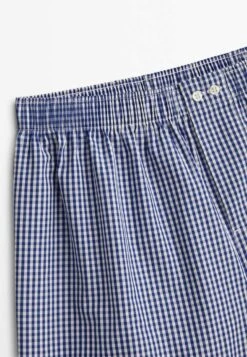 Massimo Dutti Gingham Poplin - Boxer Shorts - Dark Blue -Massimo Dutti Shop a03201c29ae74c349b5002fa72928fe0