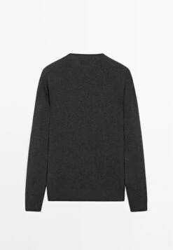 Massimo Dutti CREW NECK LONG SLEEVE - Jumper - Dark Grey -Massimo Dutti Shop a0349966b685405797d9a5aa43d15a94