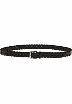 Massimo Dutti Braided Belt - Black