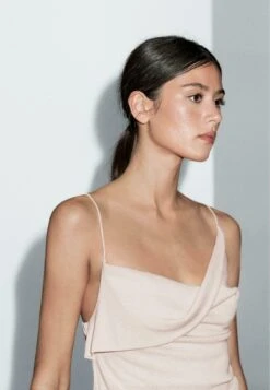 Massimo Dutti STRAPPY ASYMMETRIC NECK - Top - Beige -Massimo Dutti Shop a05ae53158464bc294e5b32786c8cf4c