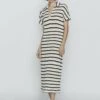 Massimo Dutti Blend Striped - Jumper Dress - Beige -Massimo Dutti Shop a084e6aeb1a346c892c0324cd0f76422