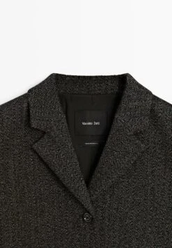 Massimo Dutti HERRINGBONE - Blazer - Dark Brown -Massimo Dutti Shop a091ecc1e7c54a798cb4fdd2df5ea686