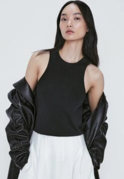 Massimo Dutti Sleeveless- Top - Black 23 Massimo Dutti Sleeveless- Top - Black -Massimo Dutti Shop a0aef9116ae84612925730d03d74d445