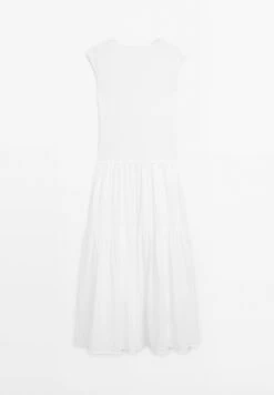Massimo Dutti LONG CONTRAST V-NECK - Maxi Dress - White 18 Massimo Dutti LONG CONTRAST V-NECK - Maxi Dress - White -Massimo Dutti Shop a0ebae0575a3450e9da0615fbd5ef8b6