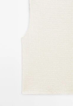 Massimo Dutti TEXTURED FUNNEL NECK - Top - Beige -Massimo Dutti Shop a0f8dc62f354473c915675110171e325
