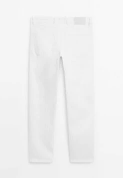 Massimo Dutti SLIM FIT - Slim Fit Jeans - White -Massimo Dutti Shop a10848fb89e24b86944d4e17c0e60b91