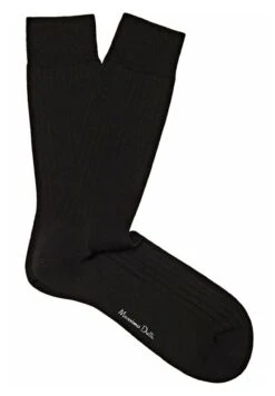 Massimo Dutti Scottish Yarn- Socks - Black