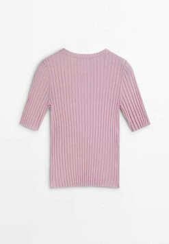 Massimo Dutti Studio - Basic T-Shirt - Light Pink -Massimo Dutti Shop a129334be7a74675a686b24a765f7798