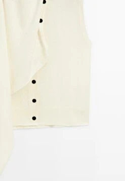 Massimo Dutti V-NECK WITH SCARF - Jumper - Beige -Massimo Dutti Shop a1a4c7f1f01d417ea9a8bb1dcc6d5aa0