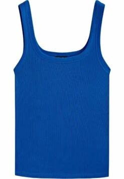 Massimo Dutti Mercerised - Top - Royal Blue -Massimo Dutti Shop a1c90b3186e045788bec671717e8c2c6