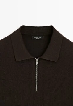 Massimo Dutti POLO COLLAR WITH ZIP - Jumper - Brown 21 Massimo Dutti POLO COLLAR WITH ZIP - Jumper - Brown -Massimo Dutti Shop a1de9c84afbb482d897beb2fb9ba64fe