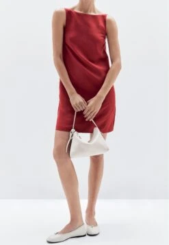 Massimo Dutti SMALL NAPPA FINISH - Handbag - White