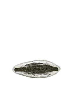 Massimo Dutti IRREGULAR RHINESTONE - Ring - Silver-coloured -Massimo Dutti Shop a1f02ef24aa24e43ba31e62d98e4250b