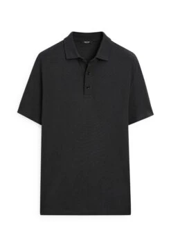 Massimo Dutti TEXTURED SHORT SLEEVE POLO NECK - Polo Shirt - Mottled Dark Blue -Massimo Dutti Shop a1f33bf35ce94a89a4bd439562c6442e