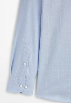 Massimo Dutti Regular Fit Wide Striped - Shirt - Light Blue -Massimo Dutti Shop a2098e9bac6d4015b8b1a46c7112ff7f