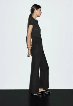 Massimo Dutti FLARED - Trousers - Black -Massimo Dutti Shop a2214c6884604ffe97d480339e088a0d