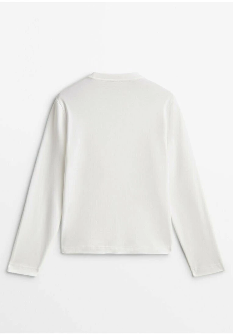 Massimo Dutti Long Sleeved Top - Beige 9 Massimo Dutti Long Sleeved Top - Beige - Image 7