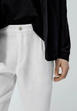 Massimo Dutti Darted - Chinos - White -Massimo Dutti Shop a24c7007d45448999a879903c5b719c8