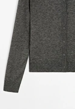 Massimo Dutti BUTTONED WITH CREW NECK - Cardigan - Grey 25 Massimo Dutti BUTTONED WITH CREW NECK - Cardigan - Grey -Massimo Dutti Shop a282cef561134505bdf1572b2892fa37