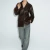 Massimo Dutti Leather Jacket - Dark Brown 2 Massimo Dutti Leather Jacket - Dark Brown -Massimo Dutti Shop a28db498f8c348d2a6098668dc3bce97