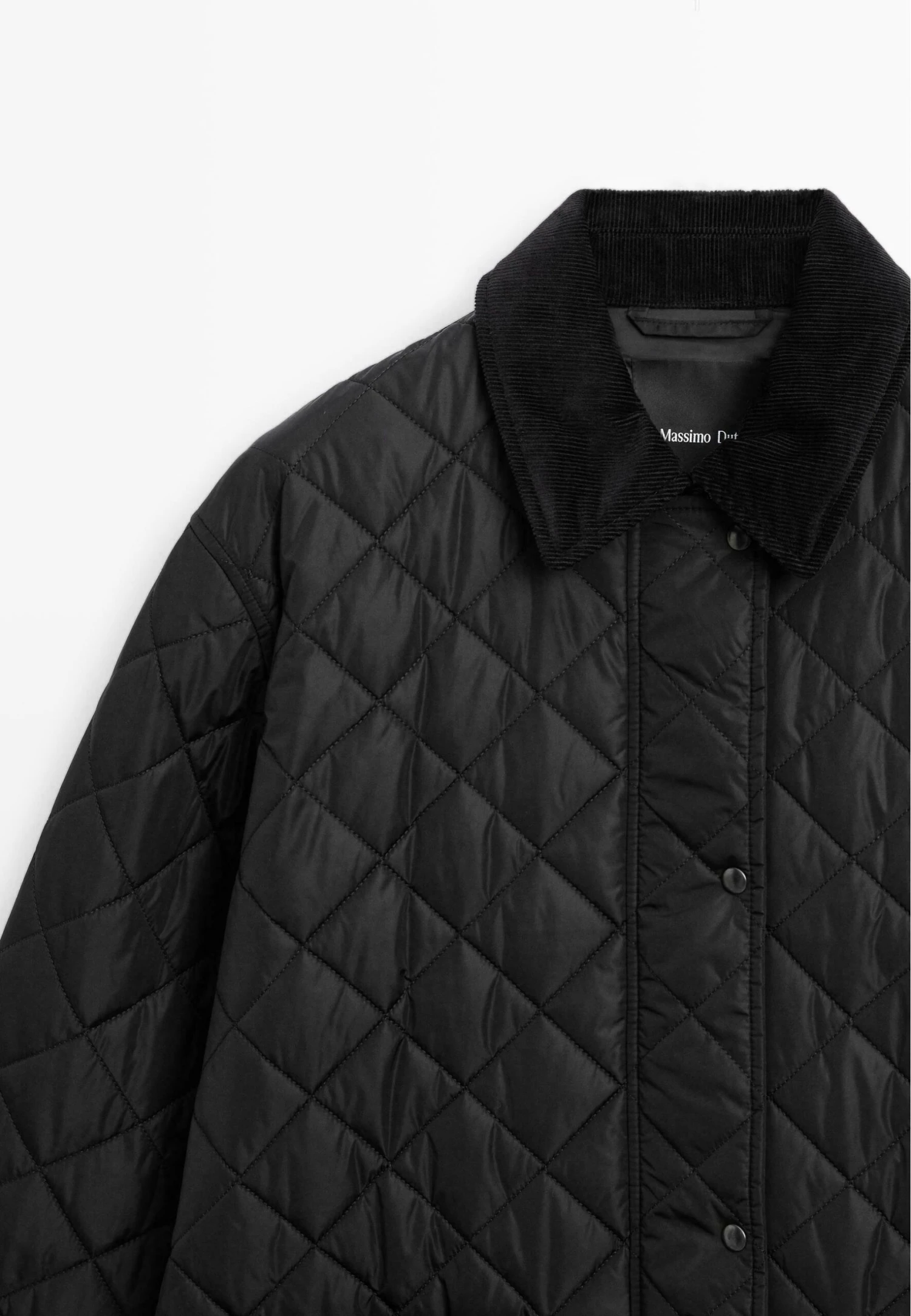 Massimo Dutti LIGHTWEIGHT WATER-REPELLENT PUFFER - Winter Coat - Black 10 Massimo Dutti LIGHTWEIGHT WATER-REPELLENT PUFFER - Winter Coat - Black - Image 8