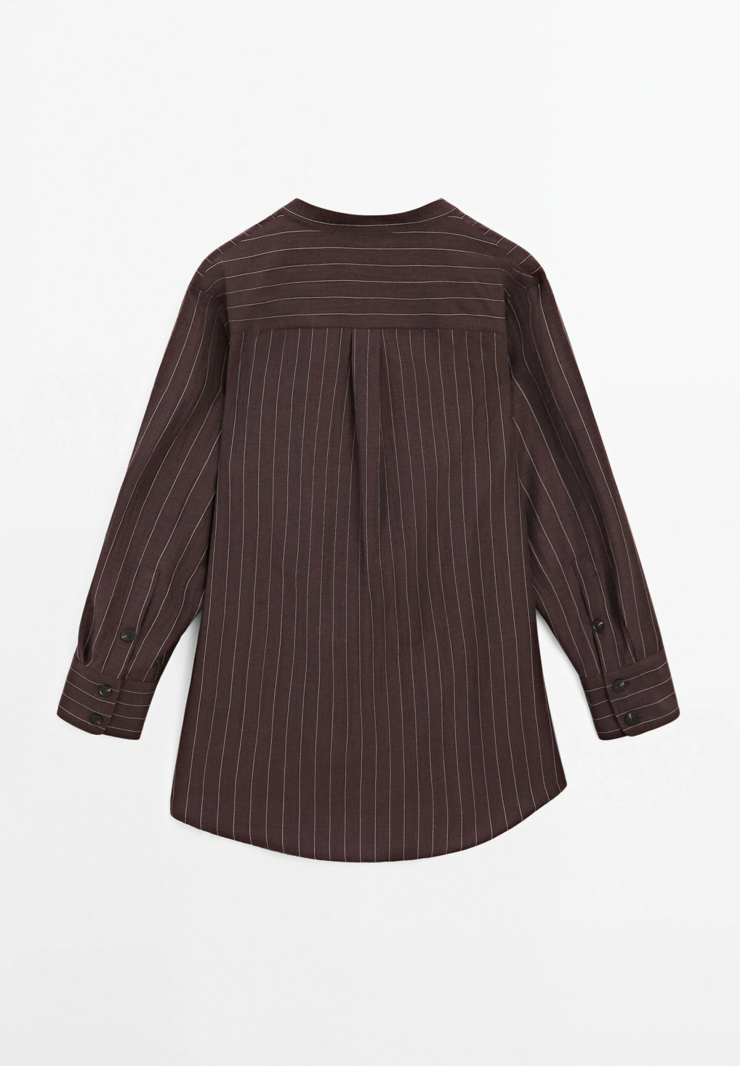 Massimo Dutti FLOWING CROSSOVER PINSTRIPE - Summer Jacket - Bordeaux 8 Massimo Dutti FLOWING CROSSOVER PINSTRIPE - Summer Jacket - Bordeaux - Image 6