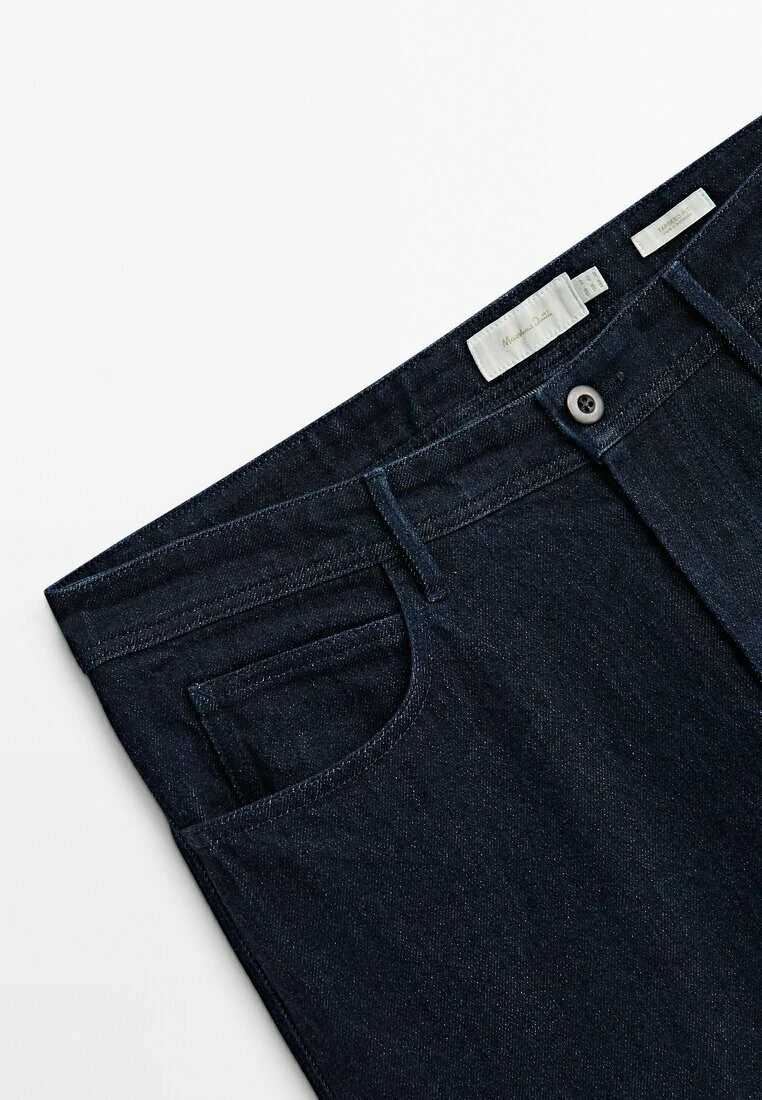 Massimo Dutti Rinse Wash Co-Ordinated - Jeans Tapered Fit - Blue 10 Massimo Dutti Rinse Wash Co-Ordinated - Jeans Tapered Fit - Blue - Image 8