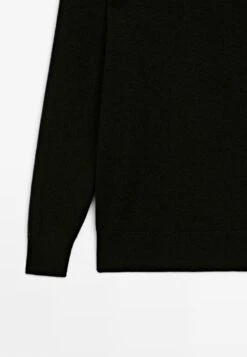 Massimo Dutti SOFT TURTLENECK WITH LONG SLEEVE - Jumper - Black -Massimo Dutti Shop a39ec8c862094b6d82967a5593f97f99