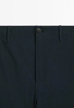 Massimo Dutti Bermuda With Dyed Thread - Shorts - Dark Blue -Massimo Dutti Shop a3a27388d7cc499487eae493c10f38da