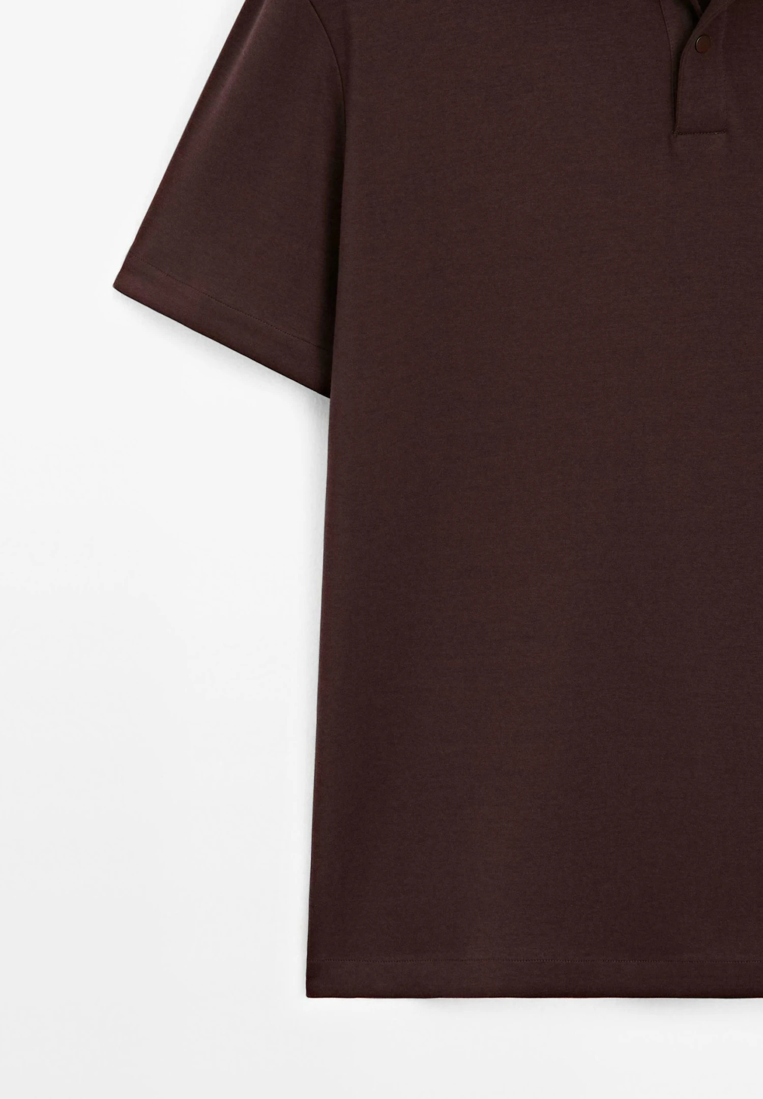 Massimo Dutti SHORT SLEEVE POLO NECK - Polo Shirt - Bordeaux 11 Massimo Dutti SHORT SLEEVE POLO NECK - Polo Shirt - Bordeaux - Image 9