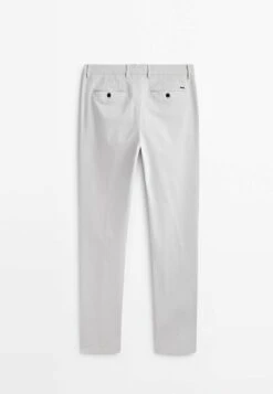 Massimo Dutti Slim-Fit Textured Ottoman- Chinos - Light Grey 19 Massimo Dutti Slim-Fit Textured Ottoman- Chinos - Light Grey -Massimo Dutti Shop a3e28d2a24ee45939a1d7ae7eecd5b98