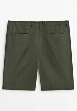 Massimo Dutti Micro-Twill Bermuda- Shorts - Khaki -Massimo Dutti Shop a42ac93d14e64a5b87611ee10aa23ec8