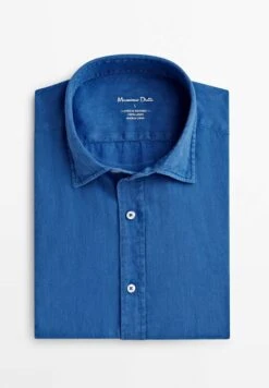 Massimo Dutti Shirt - Royal Blue -Massimo Dutti Shop a4367d291ea84d9c874158450c051462
