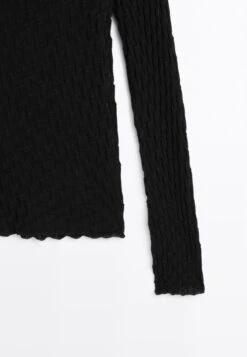 Massimo Dutti CREW NECK LONG SLEEVE TEXTURED - Long Sleeved Top - Black 21 Massimo Dutti CREW NECK LONG SLEEVE TEXTURED - Long Sleeved Top - Black -Massimo Dutti Shop a43edc9d5fbd4e27817d8dd5e7526e75