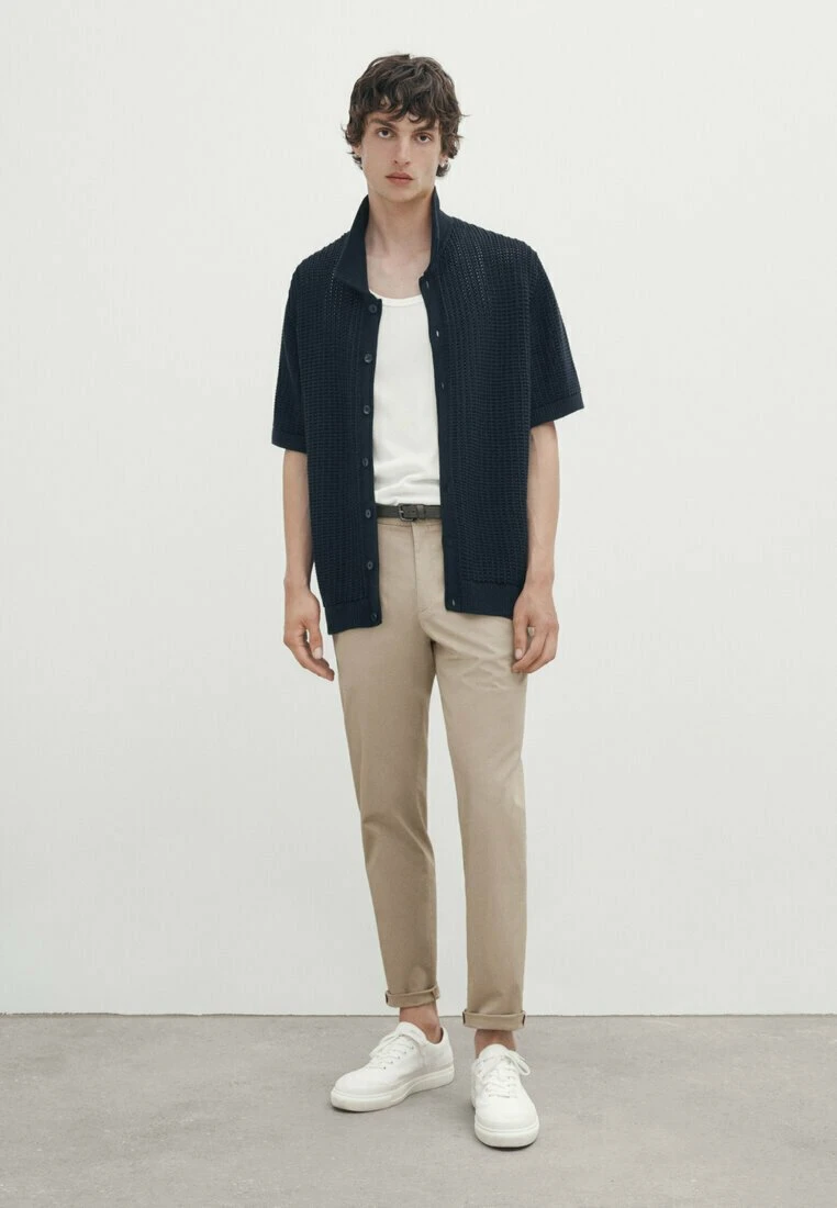 Massimo Dutti Jogger-Fit - Trousers - Beige 4 Massimo Dutti Jogger-Fit - Trousers - Beige - Image 2