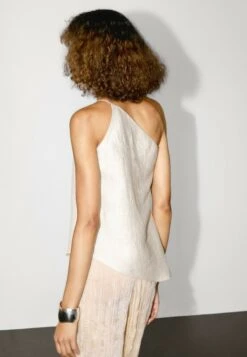 Massimo Dutti LIGHTWEIGHT ASYMMETRIC GARMENT - Top - Beige -Massimo Dutti Shop a4a7a687559d46ddaee22a897fd91536