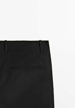 Massimo Dutti Studio - Straight-Fit- Chinos - Black -Massimo Dutti Shop a4b04c2c5a4049a79dbeb603f83e901e