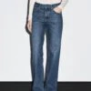 Massimo Dutti MID-RISE STRAIGHT-LEG - Straight Leg Jeans - Blue -Massimo Dutti Shop a50bc2cd3ada427a9c3dc014eb8f129a