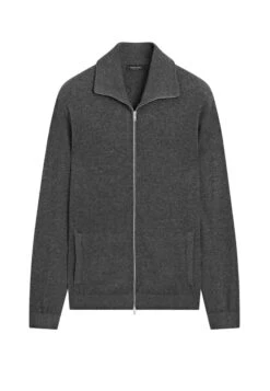 Massimo Dutti ZIP-UP HIGH NECK - Cardigan - Dark Blue -Massimo Dutti Shop a50ed13151c64357a772090d74d5d0e5 1